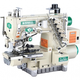 TK 787T-356-EWT-R600-I Direct drive automatic trimming cylinder bed  interlock sewing machine with right cutter