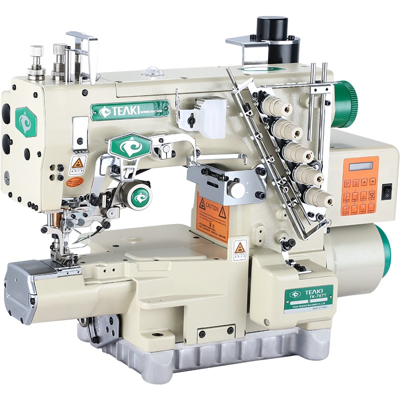 Ktk Sewing Machine TK 787T-356-EWT-TF-I Top-feed direct drive automatic trimming cylinder ...